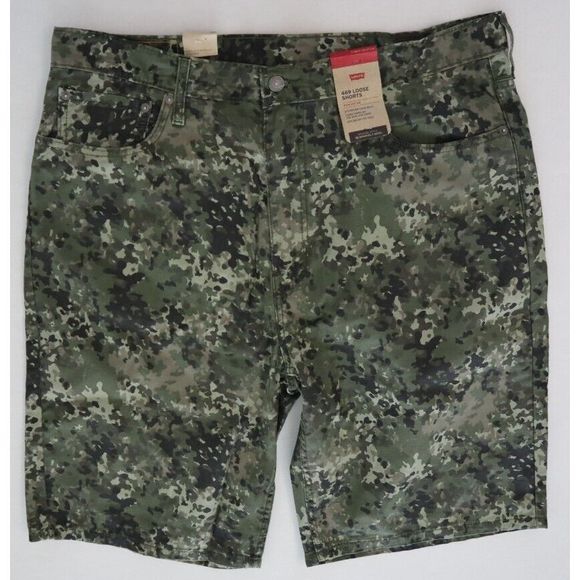 Levi's 394340029 Men's Sz 34 Camo 469 Loose Twill Shorts - Picture 1 of 10